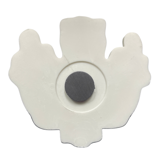 Sri Lankan Mayura Raksha Peacock Demon Mask Fridge Magnet – Polyresin, Traditional Souvenir