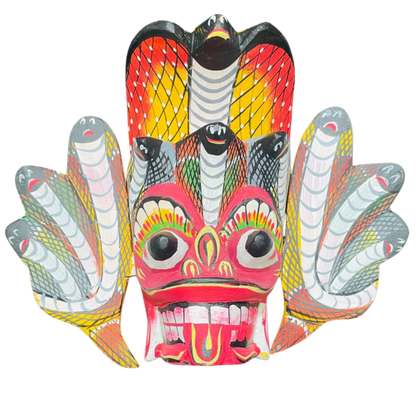 🎭 Raksha Masks – Naga Raksha (Cobra Demon Mask) 🐍