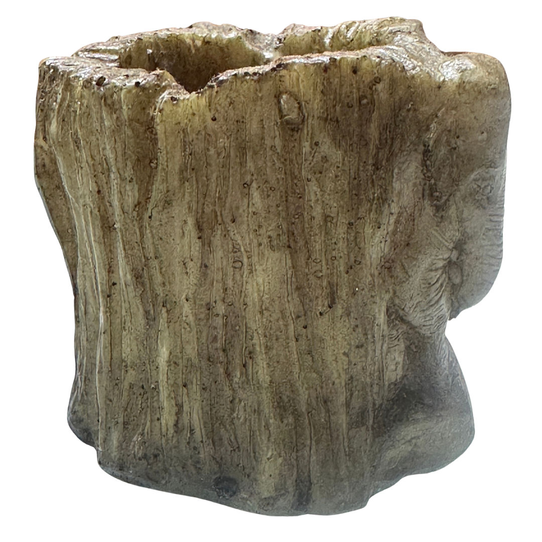 🐘 Handmade Sri Lankan Elephant Polystone Pen Holder – Multi-Purpose Desk Organizer