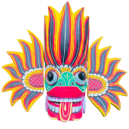 🔥 Raksha Masks – Ginijal Raksha (Fire Demon Mask)