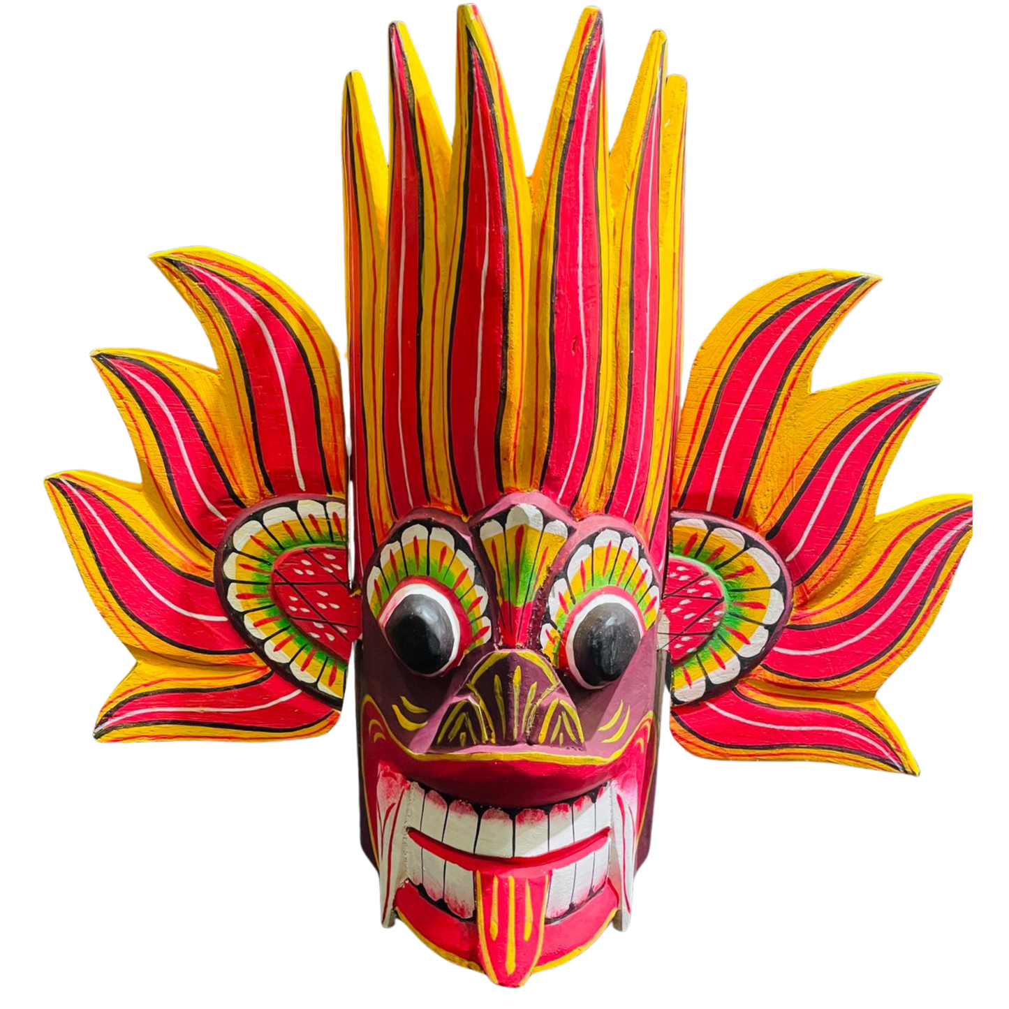 🔥 Raksha Masks – Ginijal Raksha (Fire Demon Mask)