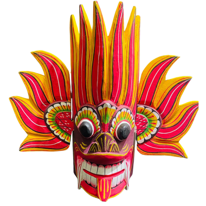 🔥 Raksha Masks – Ginijal Raksha (Fire Demon Mask)