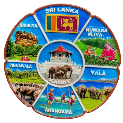 Sri Lankan Ceramic Souvenir Plates – Iconic Themes of Sri Lanka