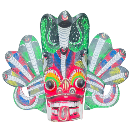 🎭 Raksha Masks – Naga Raksha (Cobra Demon Mask) 🐍