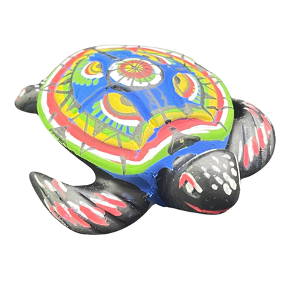Handmade & Hand-Painted Resin Sea Turtle Figurine – Sri Lanka Souvenir (Available in Vibrant Colors)