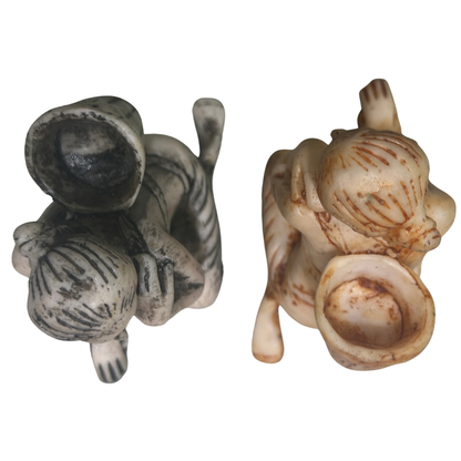 🍃 Handmade Polystone Tea Plucker Figurine – Traditional Tea Picker Statue