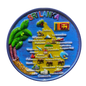 Sri Lanka Map 3D Fridge Magnet – Polyresin Souvenir, Iconic Landmarks (Available in Vibrant Colours)