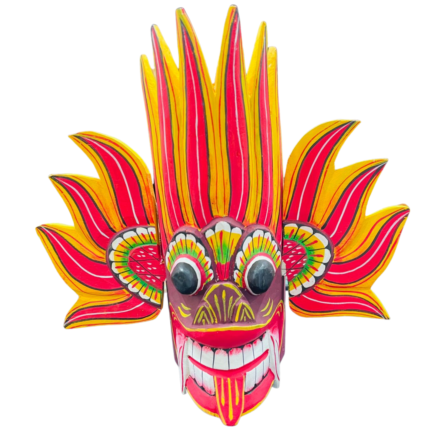 🔥 Raksha Masks – Ginijal Raksha (Fire Demon Mask)