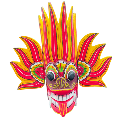 🔥 Raksha Masks – Ginijal Raksha (Fire Demon Mask)
