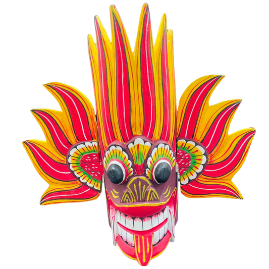 🔥 Raksha Masks – Ginijal Raksha (Fire Demon Mask)