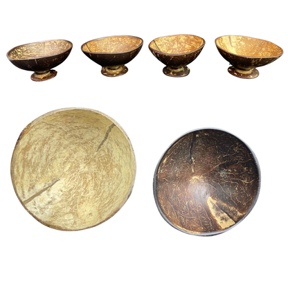 Handmade Coconut Shell Cup with Stand – Eco Friendly Sri Lankan Souvenir
