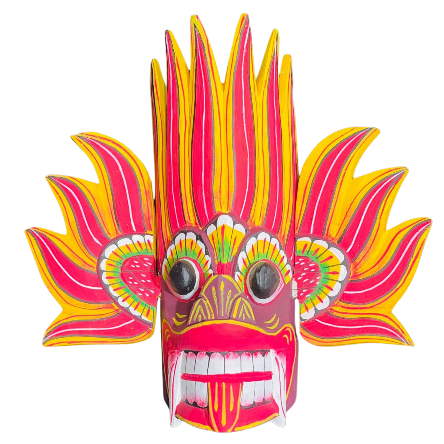 🔥 Raksha Masks – Ginijal Raksha (Fire Demon Mask)