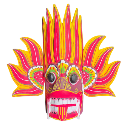 🔥 Raksha Masks – Ginijal Raksha (Fire Demon Mask)