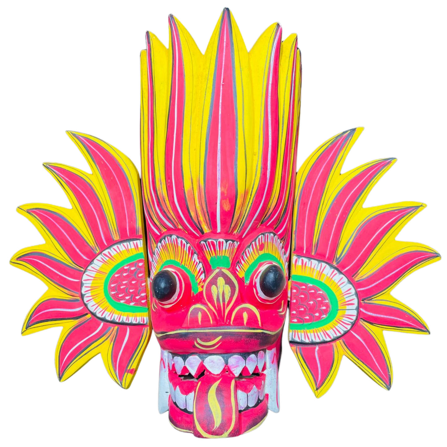 🔥 Raksha Masks – Ginijal Raksha (Fire Demon Mask)