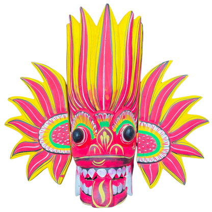 🔥 Raksha Masks – Ginijal Raksha (Fire Demon Mask)
