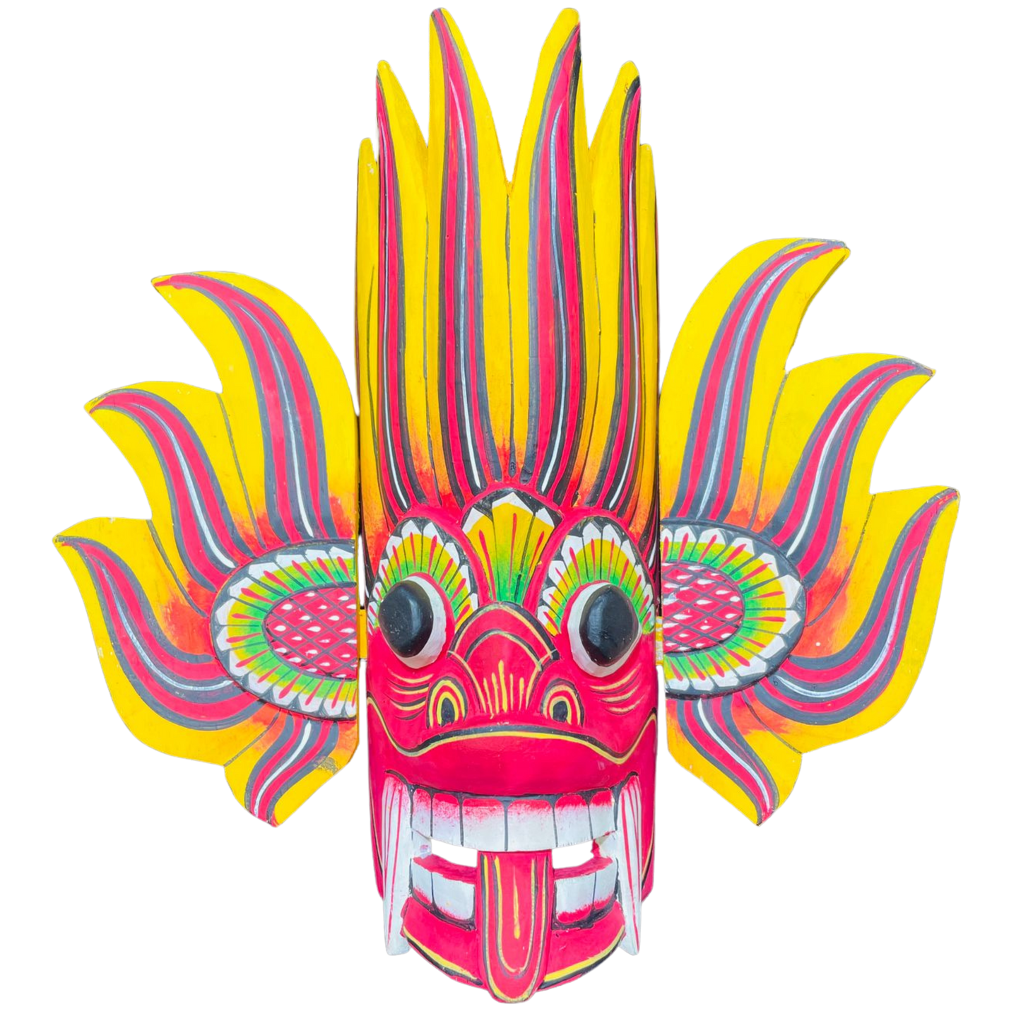 🔥 Raksha Masks – Ginijal Raksha (Fire Demon Mask)