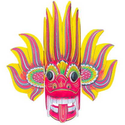 🔥 Raksha Masks – Ginijal Raksha (Fire Demon Mask)