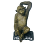 Handcrafted Polystone Monkey Figurine – Sri Lanka Souvenir