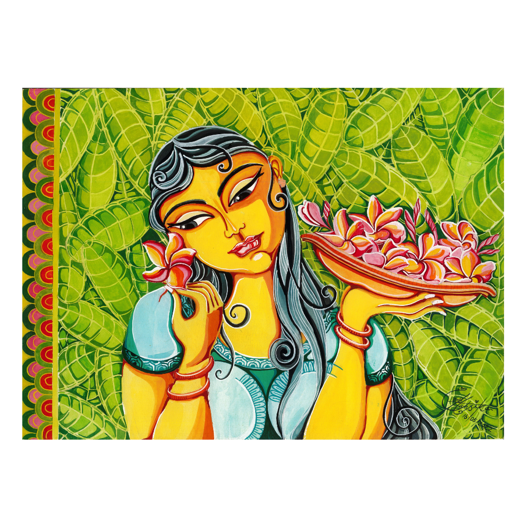 Canvas Acrylic Postcards – A5 Size | Sri Lankan Traditional & Contemporary Art (Available in Multiple Designs)
