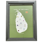 Gems of Sri Lanka – Natural Gemstone Map Frame