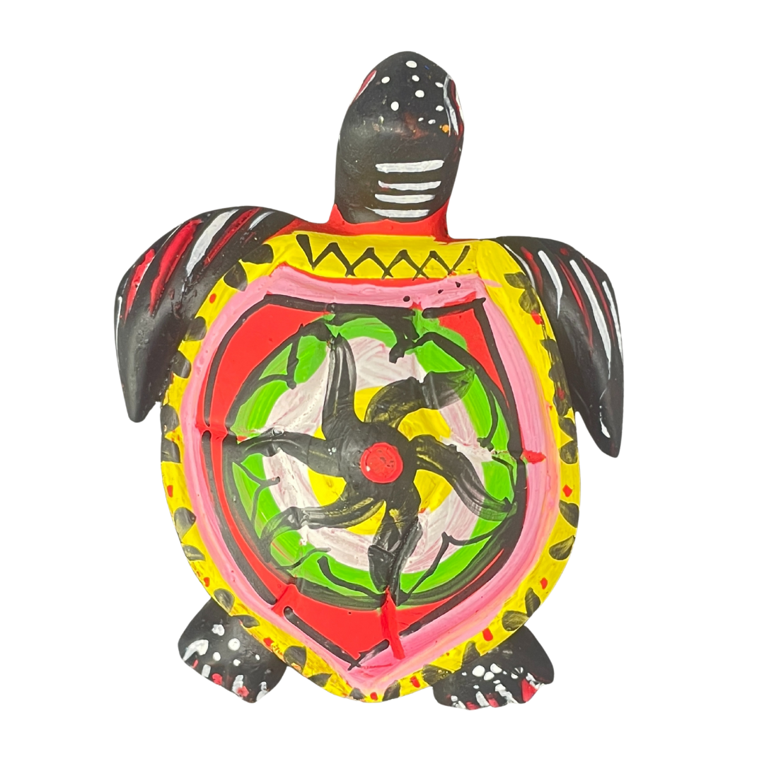 Handmade & Hand-Painted Resin Sea Turtle Figurine – Sri Lanka Souvenir (Available in Vibrant Colors)