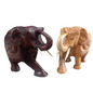 Sri Lankan Mahogany Elephant Carvings – Handcrafted Island Elegance