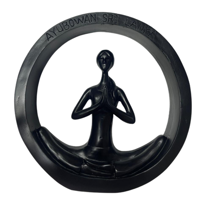 Handmade Fiber Ayubowan Statue – Sri Lankan Traditional Souvenir