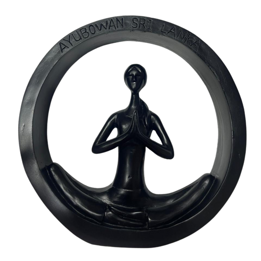 Handmade Fiber Ayubowan Statue – Sri Lankan Traditional Souvenir