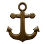 Wooden Nautical Anchor Wall Décor
