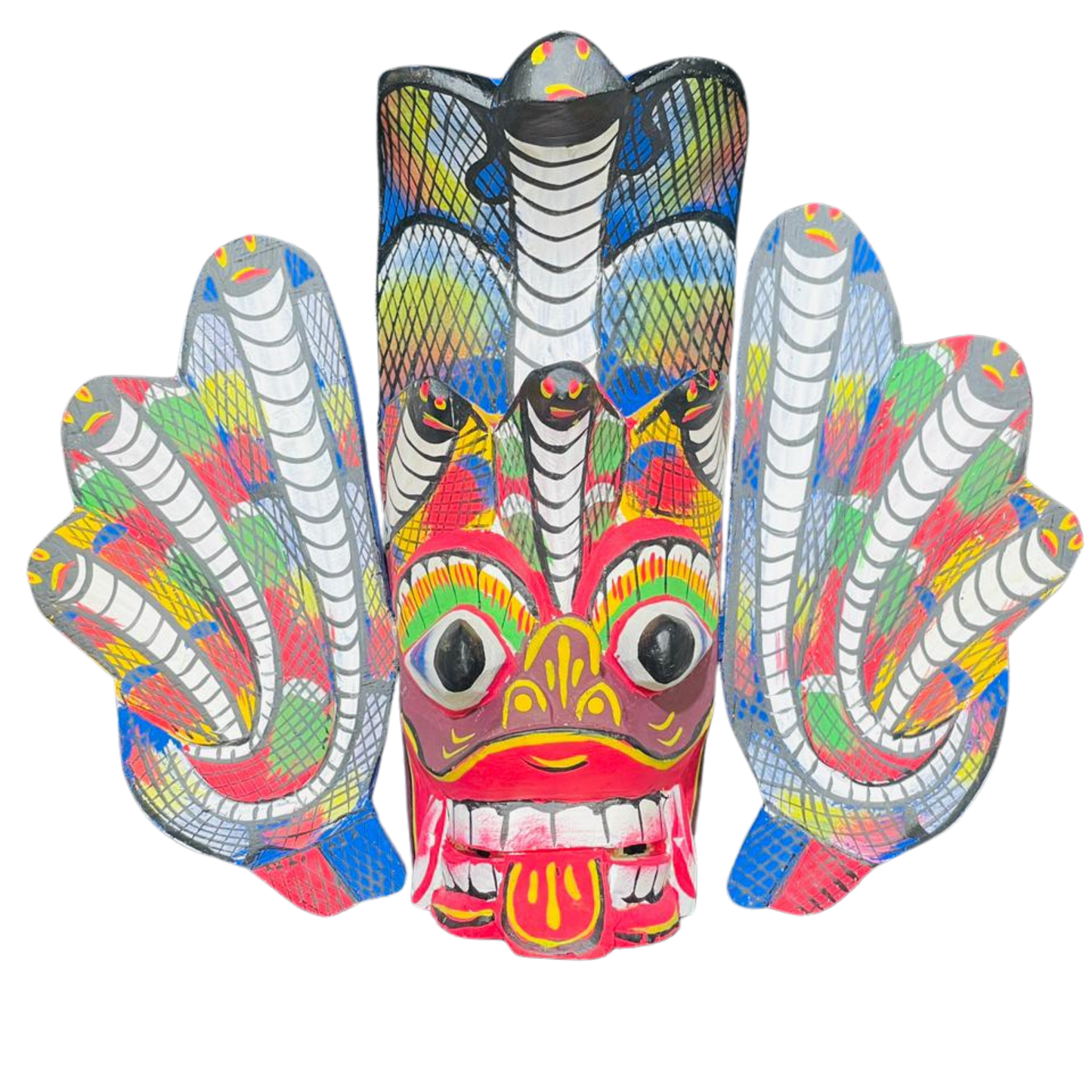 🎭 Raksha Masks – Naga Raksha (Cobra Demon Mask) 🐍