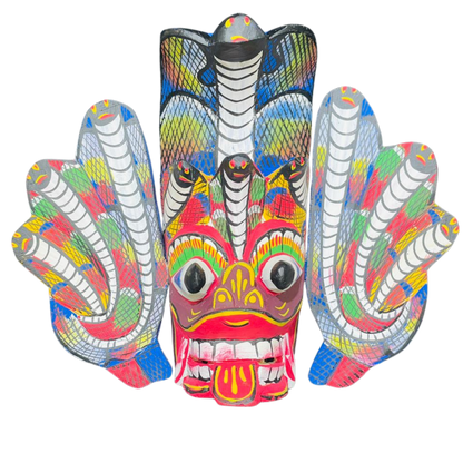 🎭 Raksha Masks – Naga Raksha (Cobra Demon Mask) 🐍