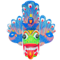 Raksha Masks – Mayura Raksha (Peacock Demon Mask) – Symbol of Beauty, Prosperity & Charm 🦚