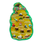Sri Lanka-Shaped 3D Map Fridge Magnet – Polyresin Travel Souvenir (Available in Vibrant Colours)