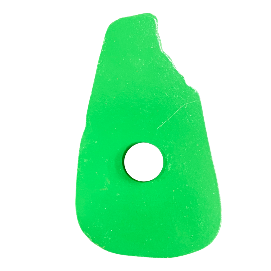 Handmade Wooden Fridge Magnet – Sri Lanka Map with Elephant Family Scene