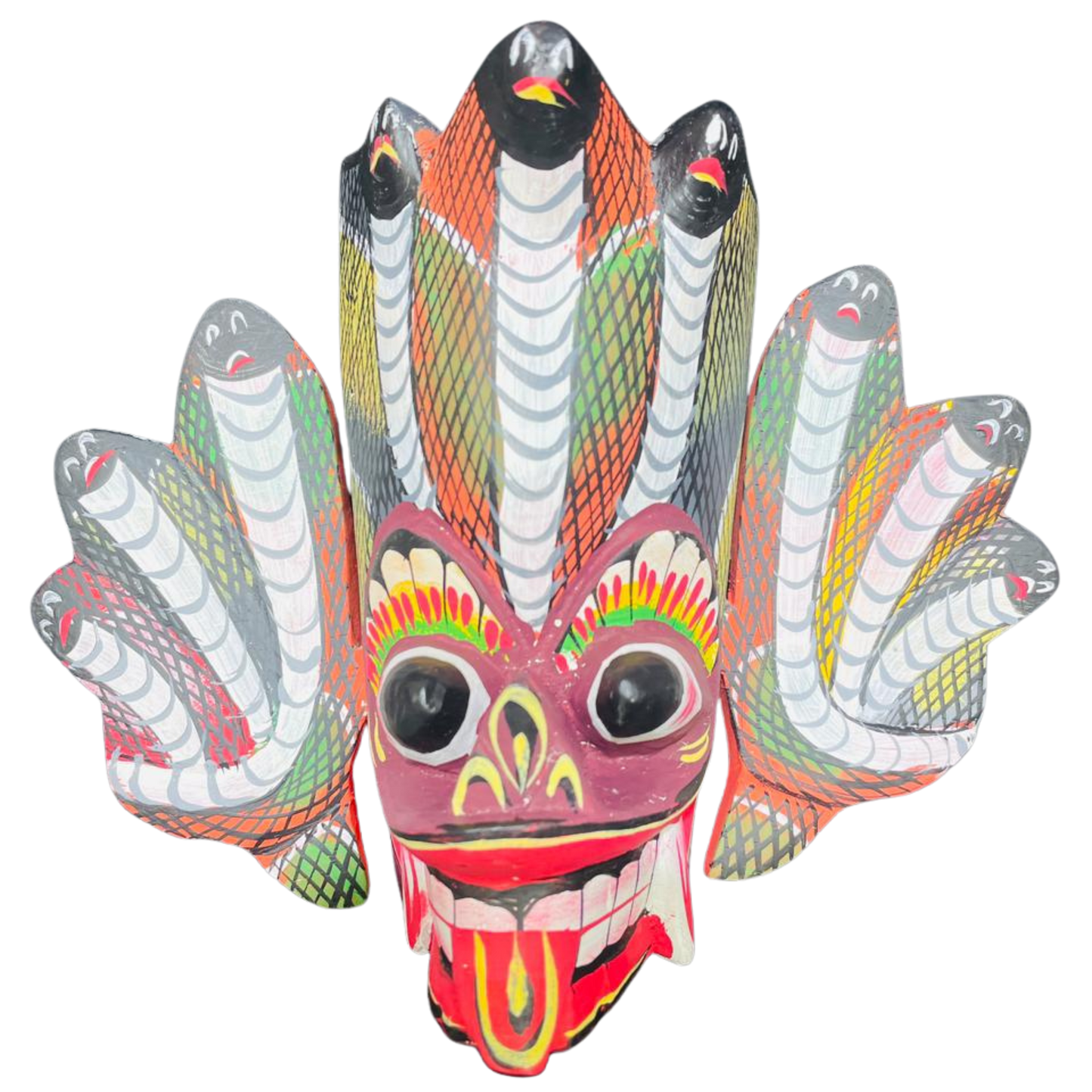 🎭 Raksha Masks – Naga Raksha (Cobra Demon Mask) 🐍