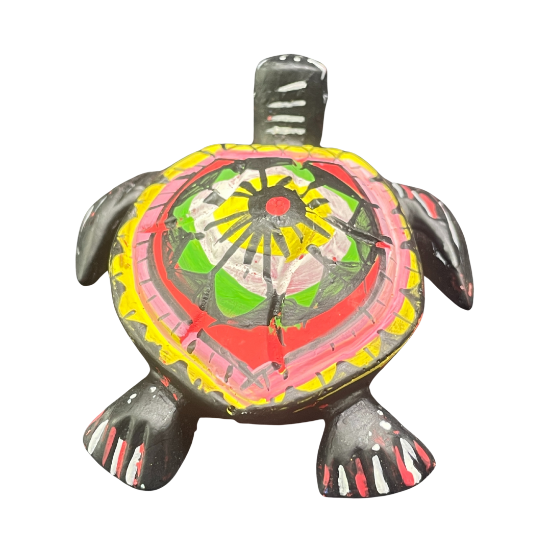 Handmade & Hand-Painted Resin Sea Turtle Figurine – Sri Lanka Souvenir (Available in Vibrant Colors)