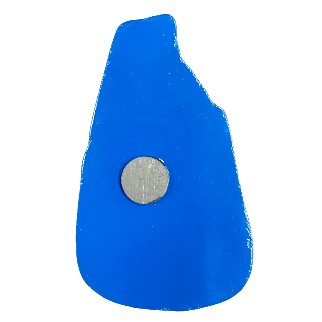 Handmade Wooden Fridge Magnet – Sri Lanka Map with Elephant Family Scene