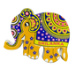 Handcrafted Polyresin Elephant Magnet – Sri Lanka (Available in Vibrant Colours)