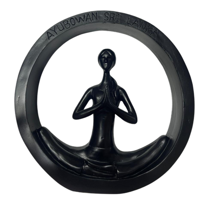 Handmade Fiber Ayubowan Statue – Sri Lankan Traditional Souvenir