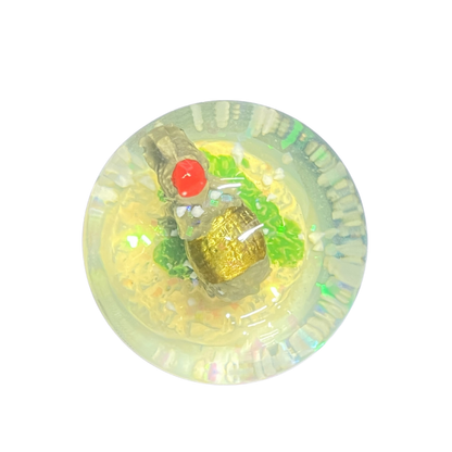 Handcrafted Sri Lanka Elephant Snow Globe – Glitter Water Globe Souvenir & Decorative Gift