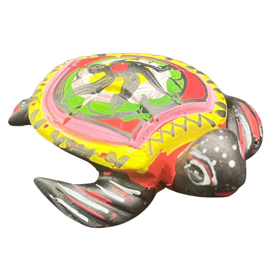 Handmade & Hand-Painted Resin Sea Turtle Figurine – Sri Lanka Souvenir (Available in Vibrant Colors)
