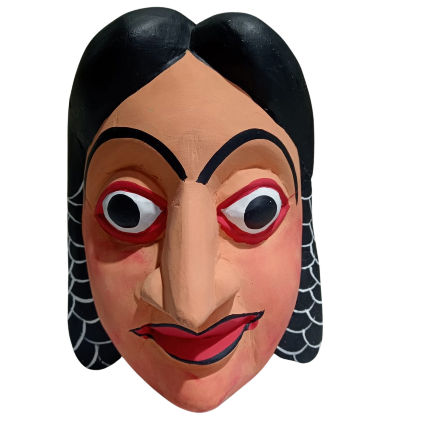 Sri Lankan Kolam Mask - "Lenchina Kolam Mask"