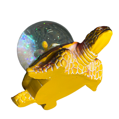 Handcrafted Sri Lanka Sea Turtle Snow Globe – Glitter Water Globe Souvenir & Decorative Gift