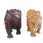 Sri Lankan Mahogany Elephant Carvings – Handcrafted Island Elegance