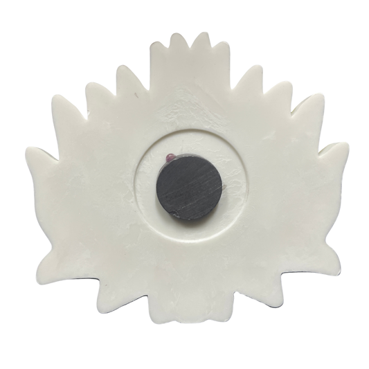 Sri Lankan Gini Raksha (Fire Demon) Mask Fridge Magnet – Polyresin, Traditional Souvenir