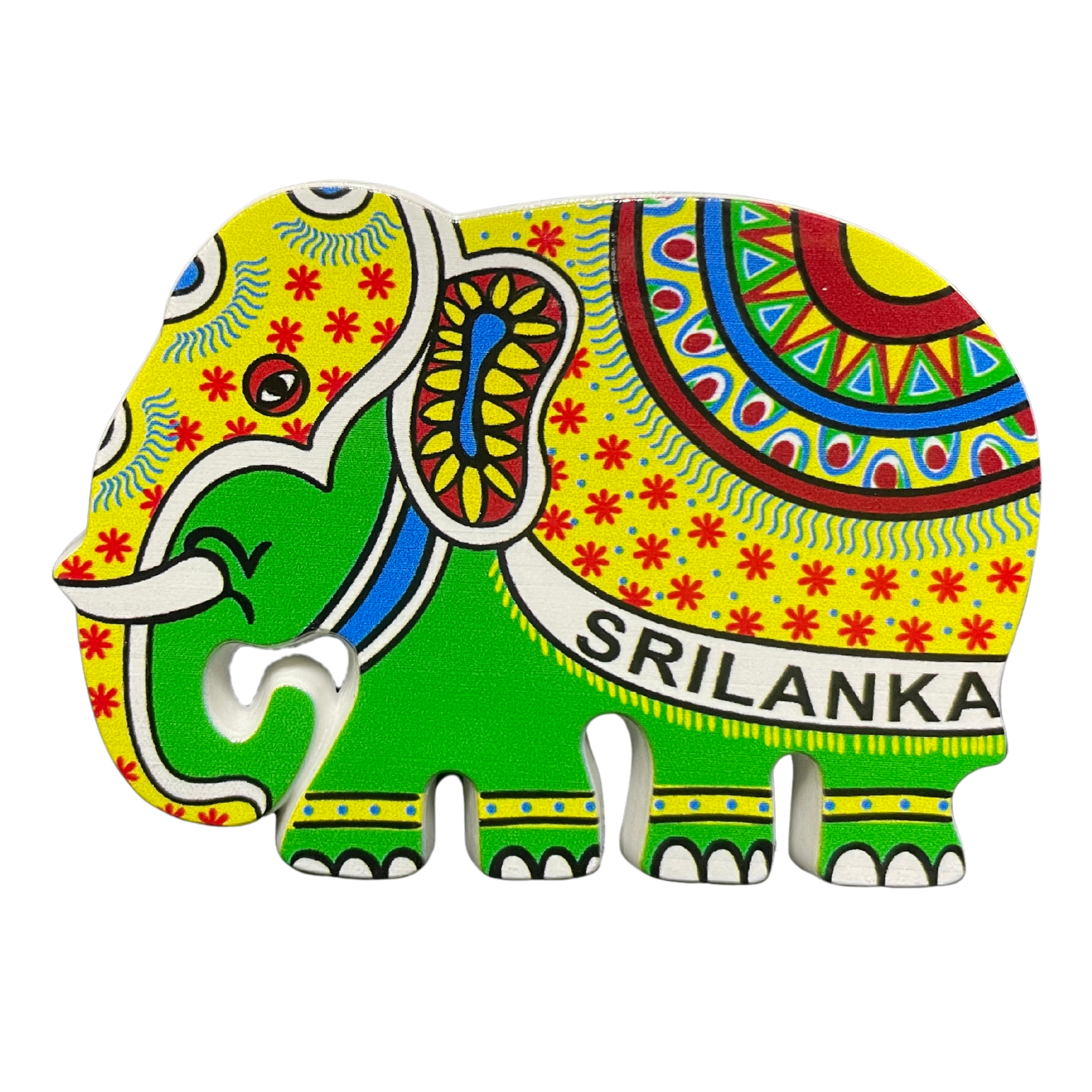 Polyresin Sri Lankan Elephant Magnet (Available in Vibrant Colours)