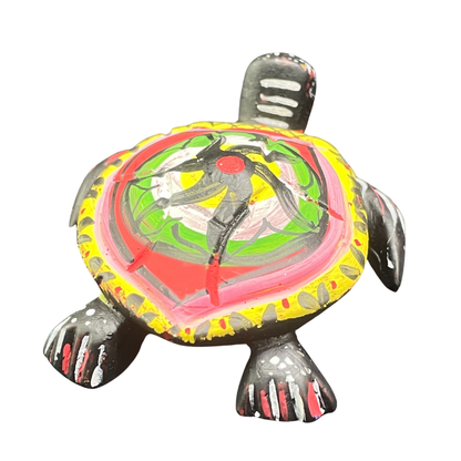 Handmade & Hand-Painted Resin Sea Turtle Figurine – Sri Lanka Souvenir (Available in Vibrant Colors)