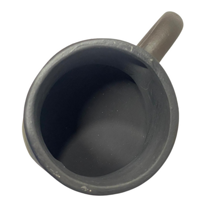 Handmade Elephant Foot Clay Mug – 4" & 2" (Non-Drinkable) – Sri Lanka Souvenir