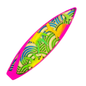 Handmade 3D Wooden Surfboard Magnet – Sri Lanka Beach & Surf Souvenir