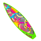 Handmade 3D Wooden Surfboard Magnet – Sri Lanka Beach & Surf Souvenir
